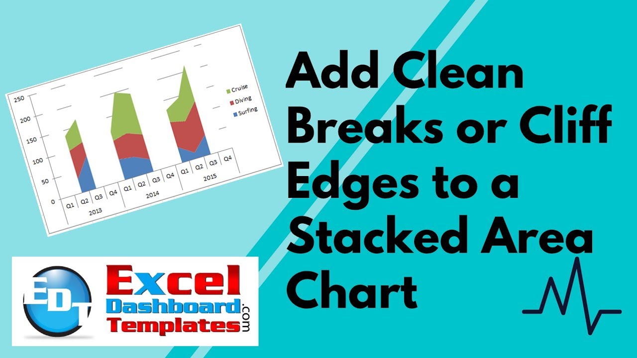 How-to Add Clean Breaks or Cliff Edges to an Excel Area Chart