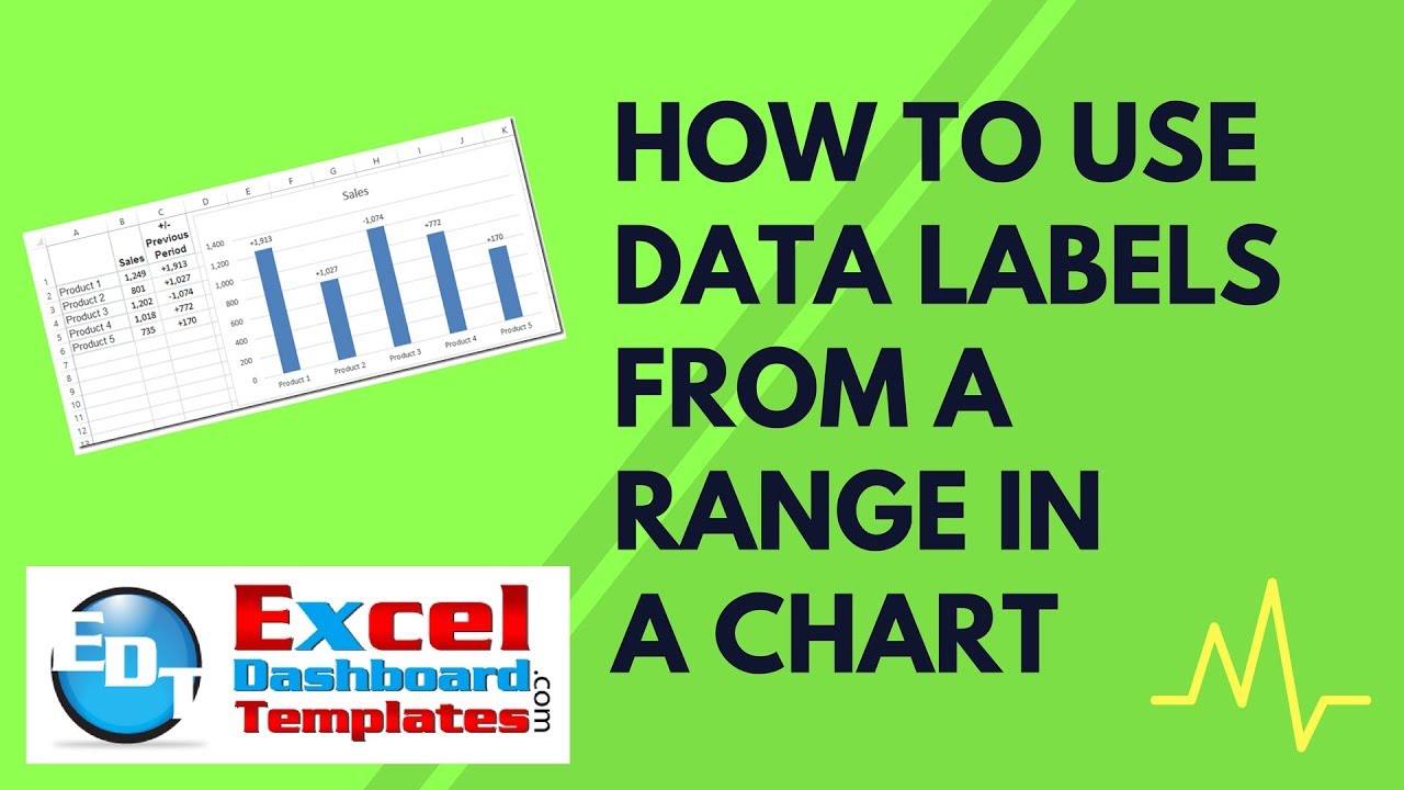 How to Use Data Labels from a Range in an Excel Chart