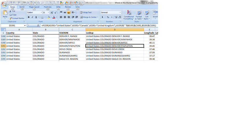 Concatenate Sample Excel Dashboard Template 2 Excel Concatenate Formula Sample for a Dashboard Template