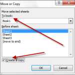 Right Click on Worksheet to Copy