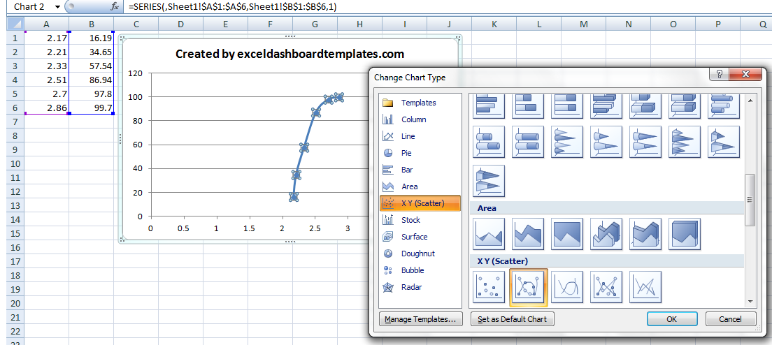 Probability Chart Excel