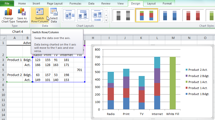 format in a chart excel bar Stacked Chart How Clustered to Create Column Easily a in