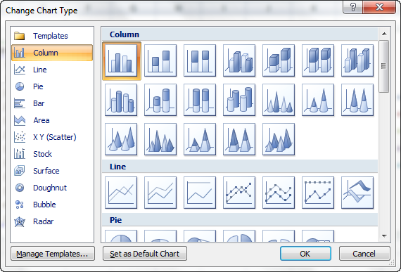 Pick Chart Excel