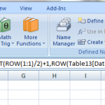 Evaluate Formula Menu