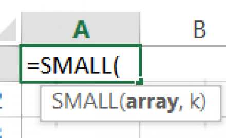How-To Create an Excel Step Chart Formula Using the Small Function