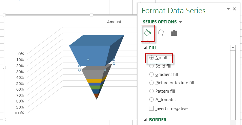 Create Funnel Chart In Excel 2013