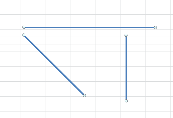 Draw Straight Line Choices - Excel Dashboard Templates