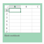 New Excel Blank Workbook