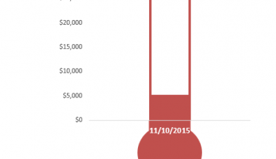 How to Create a Thermometer Goal Chart in Excel