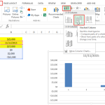 Insert Ribbon Excel Stacked Column Chart