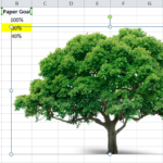 Tree Image in Worksheet
