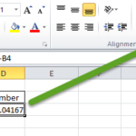Change Number Format When Subtracting Time