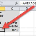 AverageIF Across Excel Worksheet Tabs AverageIF Function Result