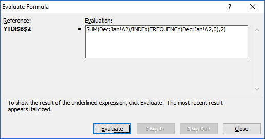 AverageIF Across Excel Worksheet Tabs Formula