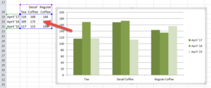 How-to Copy a Chart and Change the Data Series Range References | Excel ...