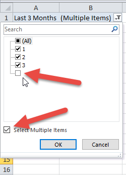 Pivot Table Non-Offset Tip Report Filter