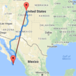 Denver to Cabo San Lucas Map