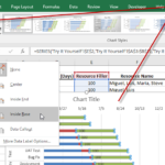 Excel 2016 Gantt Chart Add Data Labels