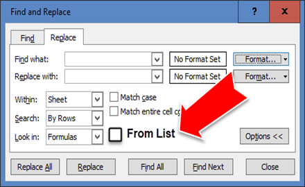 Find And Replace From A List Of Multiple Emails In Excel Without Vba