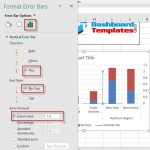 Create Vertical Line Between Columns Error Bars Options Dialog Box