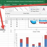 Create Vertical Line Between Columns with Error Bars Choose Horizontal Error Bar