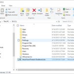 Windows File Explorer Window