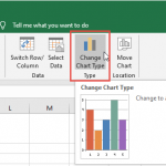 Change Chart Type Design Ribbon Button